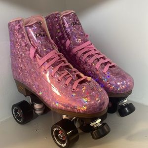 Sure-Grip Prism Pink Roller Skates